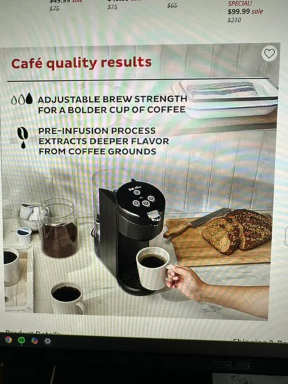 Instant solo café